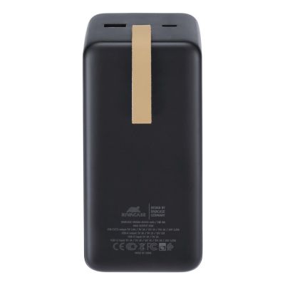 4. Rivacase VA1084 Lithium Polymer (LiPo) Power Bank 40000 mAh Black