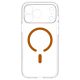 5. Spigen Ultra Hybrid MagSafe Case for iPhone 18 Pro / 17 Pro - Transparent Orange