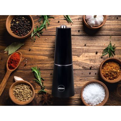 16. ELDOM ELECTRIC PEPPER, SALT GRINDER MP23 SPICE BLACK