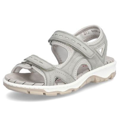 9. Comfortable Rieker W RKR674 sandals gray
