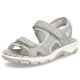 9. Comfortable Rieker W RKR674 gray sandals