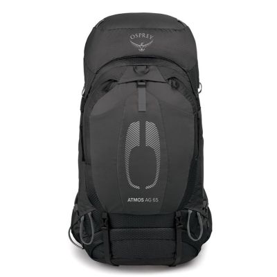 19. OSPREY Atmos AG 65 Trekking Backpack, Black, L/XL