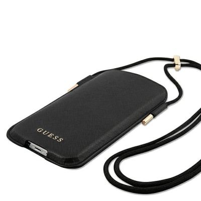 4. Guess Handbag GUHCP12MSAPSBK 6.1" black/black Saffiano