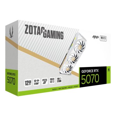 15. ZOTAC GAMING GeForce RTX 5070 12GB AMP White Graphics Card
