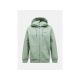 PEAK PERFORMANCE M Original Small Logo Zip Hood Green