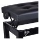 3. V-TONE BENCH 1 BK - Piano bench BLACK