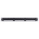 2. Q-LANTEC Patch panel UTP cat.6, 24 ports LSA connectors 1U