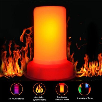 14. LED CANDLE FLAME EFFECT 7.5x9.5CM