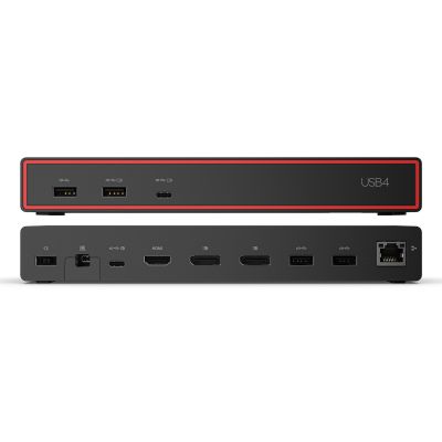 7. Lenovo ThinkPad USB4 Dock 5000 Wired Thunderbolt 4 Black