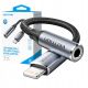 Vention Lightning Male to 3.5 mm Jack Adapter, 0.1 m, Black