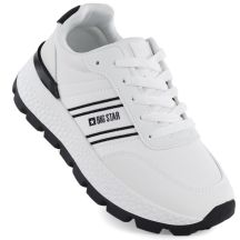 Women's white platform sneakers Big Star TT274882