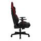 4. SENSE7 Sentinel Gaming Chair Upholstered Seat Black, Red