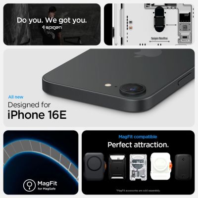 15. Spigen Ultra Hybrid MagSafe Case for iPhone 16e / 17e Neo One - Clear
