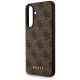 5. Guess 4G Metal Gold Logo Case for Samsung Galaxy A36 - Brown