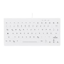 CHERRY AK-C4112 - Compact medical keyboard, backlit, USB, QWERTZ, German, white