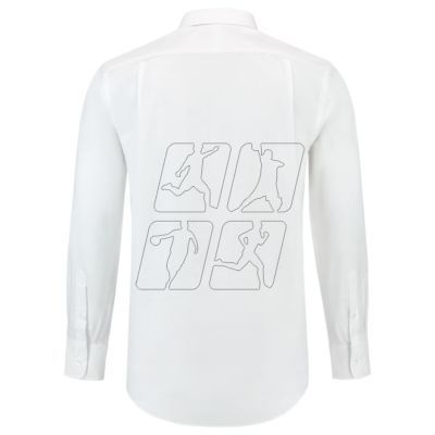 3. Malfini Fitted Stretch Shirt M MLI-T23T0 white