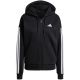 9. adidas Essentials 3 Stripes Full Zipp Hoodie W JE1283