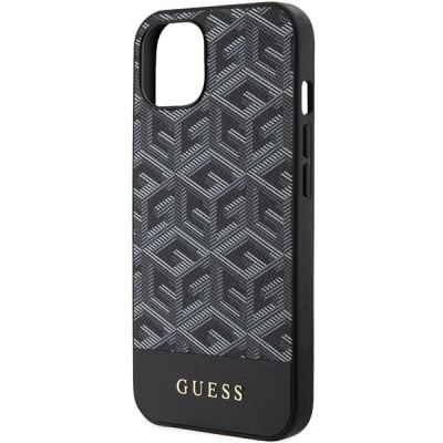 6. Guess GCube Stripes MagSafe case for iPhone 15 / 14 / 13 - black