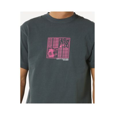 5. RIP CURL Raw Energy Zine Tee T-Shirt, turquoise
