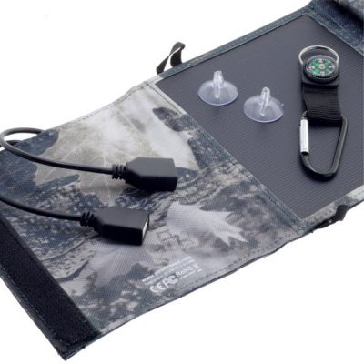 3. PowerNeed ES-5 Solar Panel - 18W Moro Solar Charger