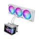 7. ASUS ROG RYUO IV SLC 360 ARGB WHT cooler
