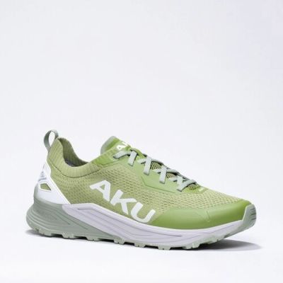 2. Aku men's outdoor trekking shoes Aira comfortable hiking green gray