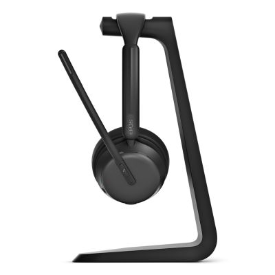 5. EPOS IMPACT 1061 ANC Wireless Headset Headband Office/Call Center Bluetooth Charging Base Black