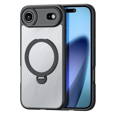 Dux Ducis Aimo Mag Case with Magnetic Ring and Stand for iPhone 17 Air – Black