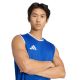 5. Men's adidas Entrada 26 Sleeveless Jersey Blue KB3931