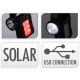11. Flashlight Camping Lamp USB Charging and Solar Redcliffs