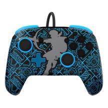 PDP Rematch: Sheikah Shoot Black, Blue USB Gamepad Analog/Digital Nintendo Switch, Nintendo Switch Lite, Nintendo Switch OLED