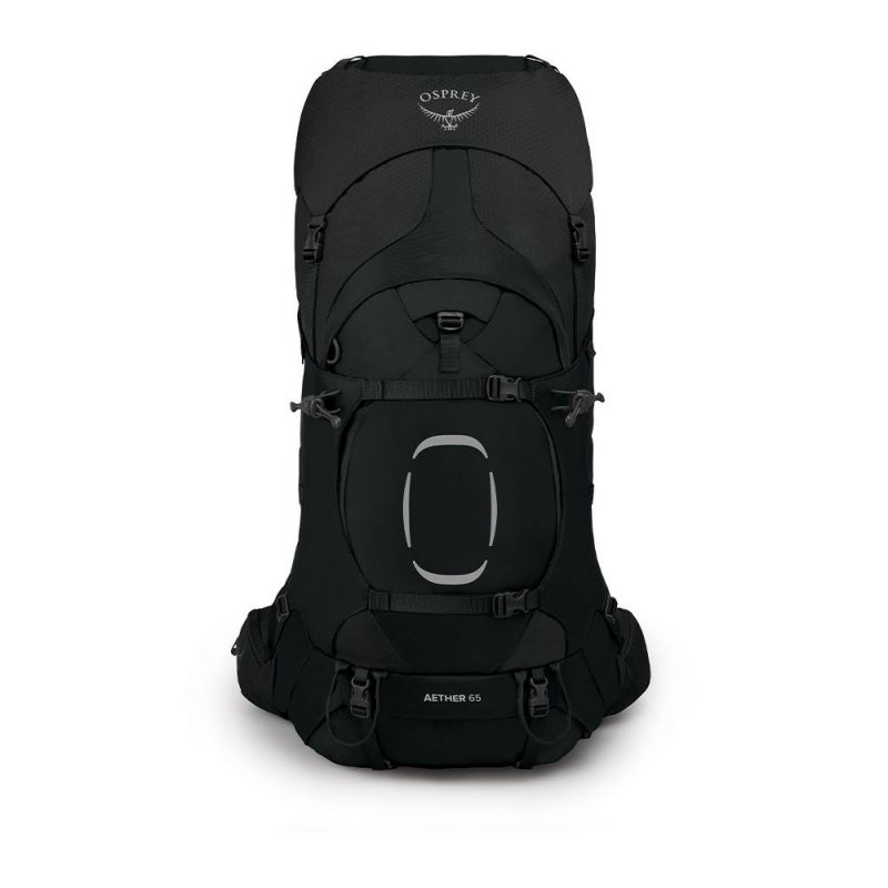 4. OSPREY Aether 65 trekking backpack black S/M