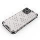 3. Honeycomb case for iPhone 14 Plus armored hybrid cover transparent