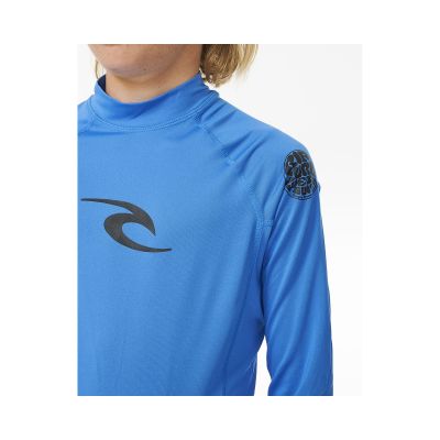 6. Boy's Lycra RIP CURL Waves Upf L/S-Boy blue