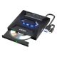 2. T1037A01 EXTERNAL CD/DVD RECORDER WITH USB HUB AND SD CARD READER UNITEK