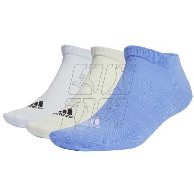 Socks adidas 3 Stripes Cushioned Low-Cut Socks IC1334