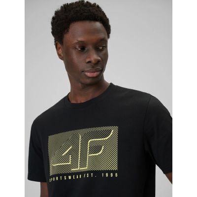 5. Men's regular printed T-shirt 4F 4FRSS26TTSHM3991-20S