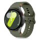 Tech-Protect Silicone Sport Strap for Samsung Galaxy Watch 4 / 5 / 5 Pro / 6 / 7 / FE - Green