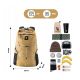 3. Qunature waterproof hiking backpack khaki 20l