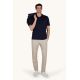5. Paul&Shark Men's Cotton and Lyocell Polo Shirt Navy Blue (25411283-13)