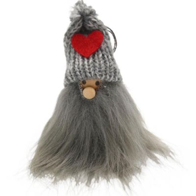 10. LONGBEARDED GRAY SANTA CLAUS PENDANT
