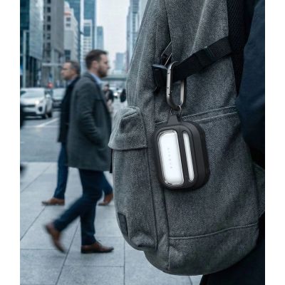 7. Ringke UX Magnetic Case for AirPods Pro 3 - Black and Clear