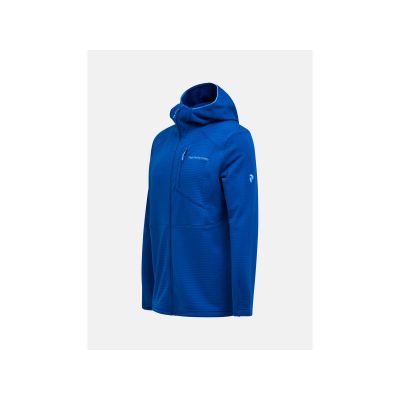 3. Men's PEAK PERFORMANCE M Trail Polartec Power Grid Zip Hoodie, Blue