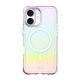 5. LAUT AERO HOLO mobile phone case 16 cm (6.3") Pearl, Transparent