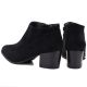 5. Women’s short heeled ankle boots, black, M.Daszyński MR2624-2