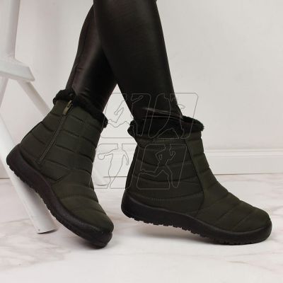 7. Waterproof snow boots with zipper NEWS W EVE181D khaki