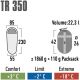 6. High Peak TR 350 23068 sleeping bag