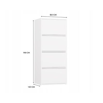 7. ALMA WHITE CHEST OF DRAWERS