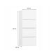 7. ALMA WHITE CHEST OF DRAWERS
