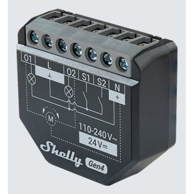 13. Shelly 2PM Gen4 Dual Channel WiFi Energy Meter Controller